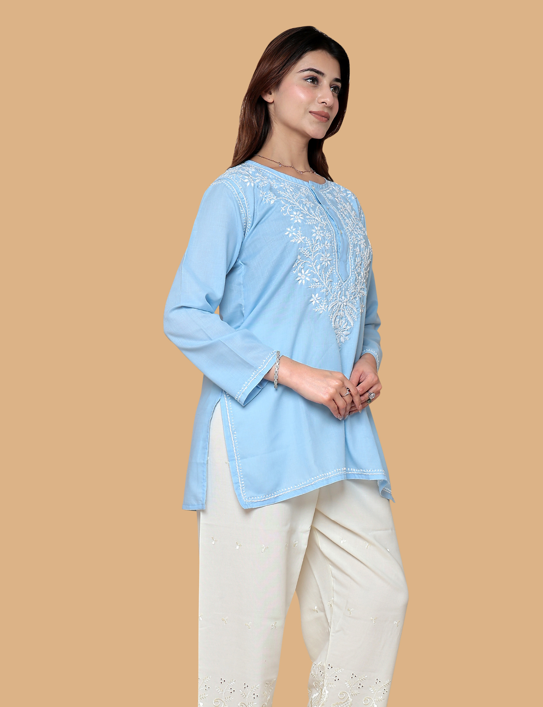 Sky Blue Kurti for Women