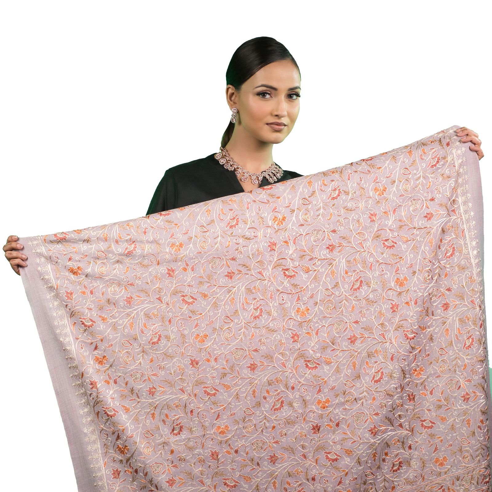 Soft Rose Petal Pashmina
