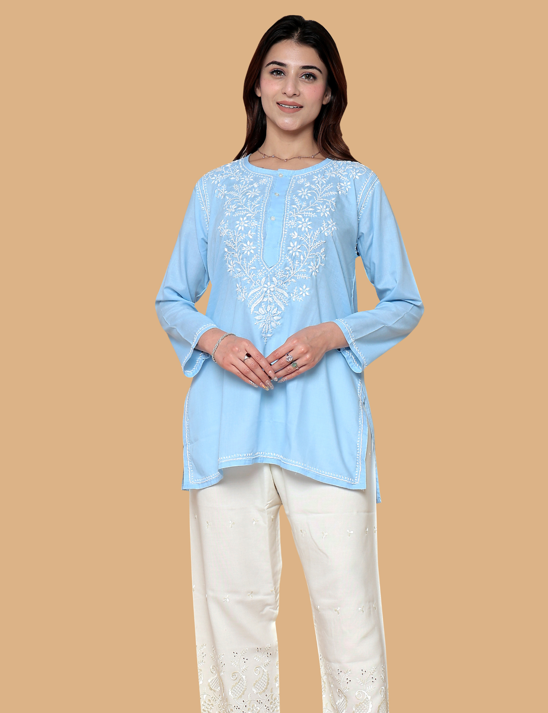 Sky Blue Kurti for Women