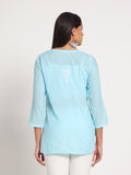 Sky Bloom Kurti