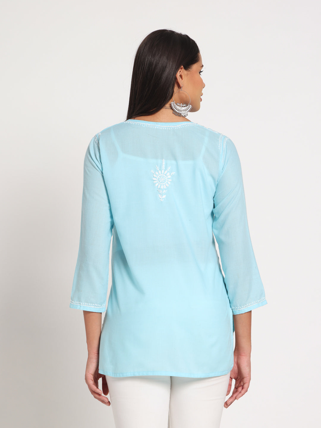 Sky Bloom Kurti