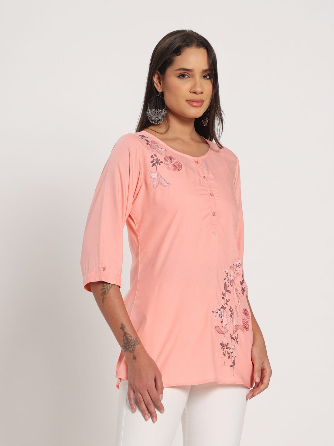 Peach Kurti for Women​