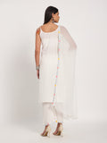 Moonlit Floral Cotton Kurti Set