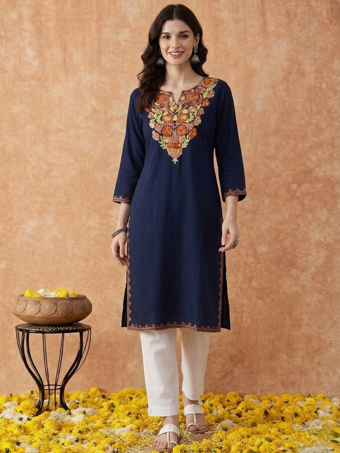 Royal Blue Kurti for Women