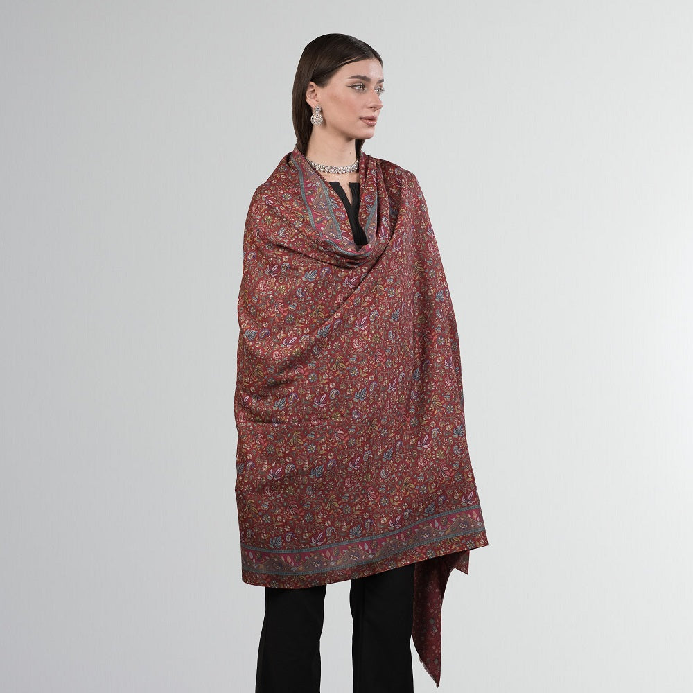 Reversible Print Kalamkari Jaal
