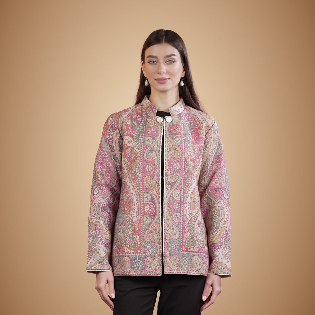 The Ivory Paisley Royal Coat