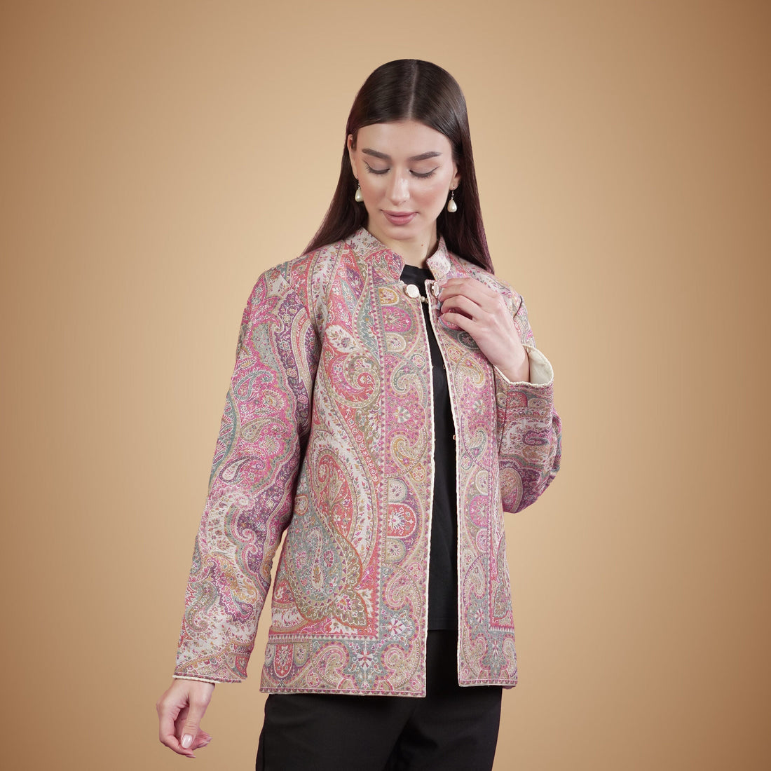 The Ivory Paisley Royal Coat