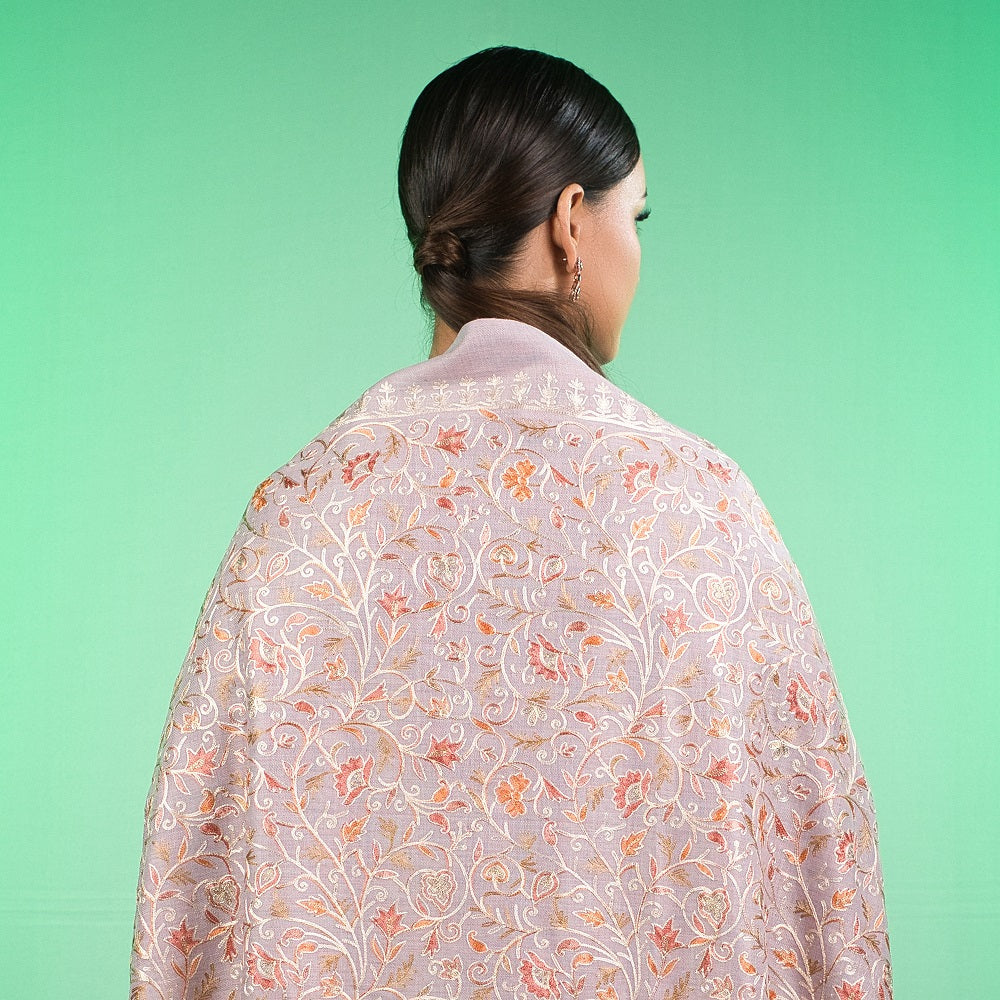 Soft Rose Petal Pashmina