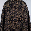 Unisex Midnight Blossom Velvet Shawl